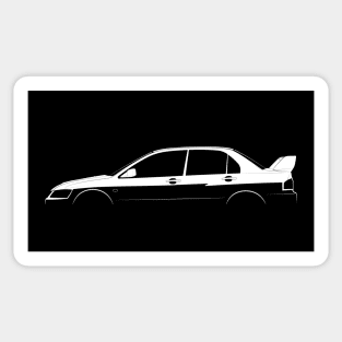 Mitsubishi Lancer Evolution IX MR GSR Silhouette Sticker